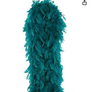 New Teal Feather Boa